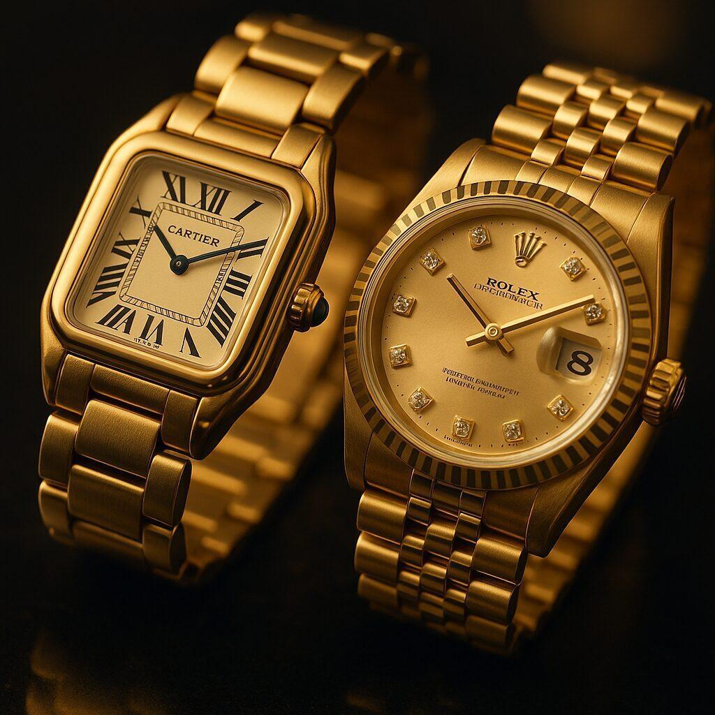 Luxusuhren Cartier / Rolex rund um Senden