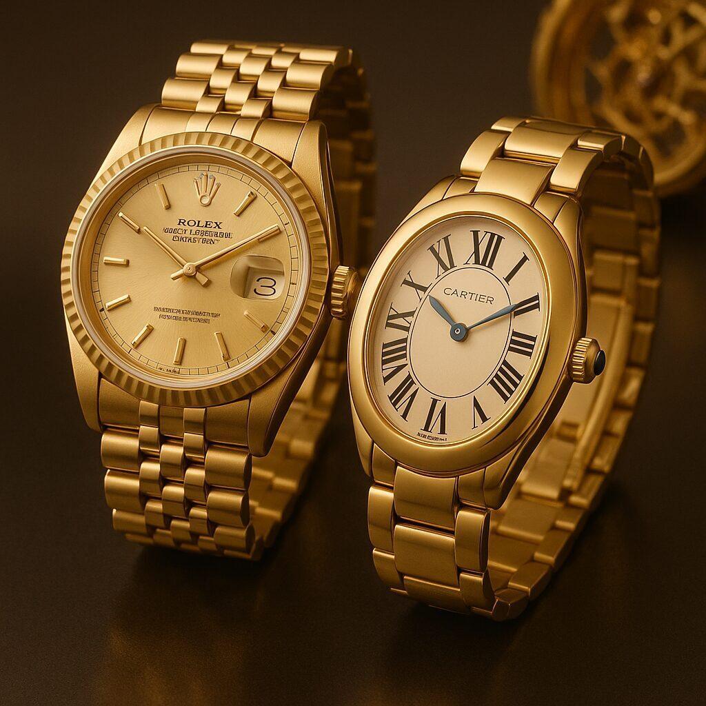 Luxusuhren Cartier / Rolex – Sorium Edelmetalle GmbH