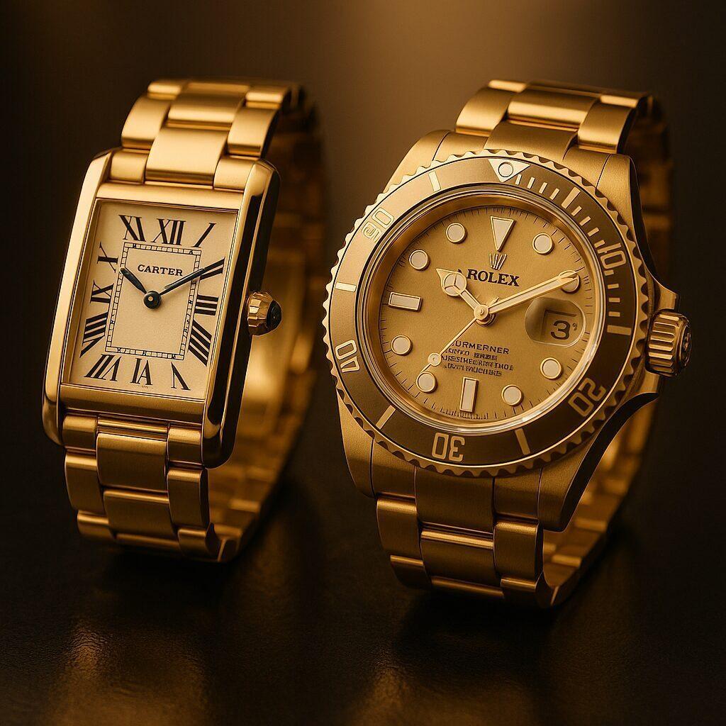 Luxusuhren Cartier / Rolex – Sorium Edelmetalle GmbH